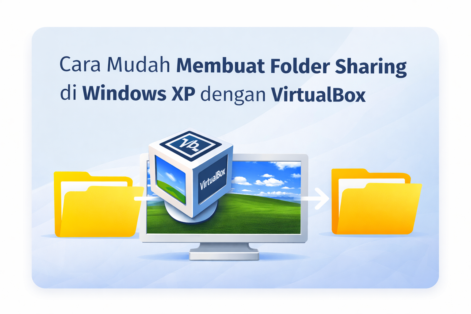 Cara Mudah Membuat Folder Sharing di Windows XP dengan VirtualBox