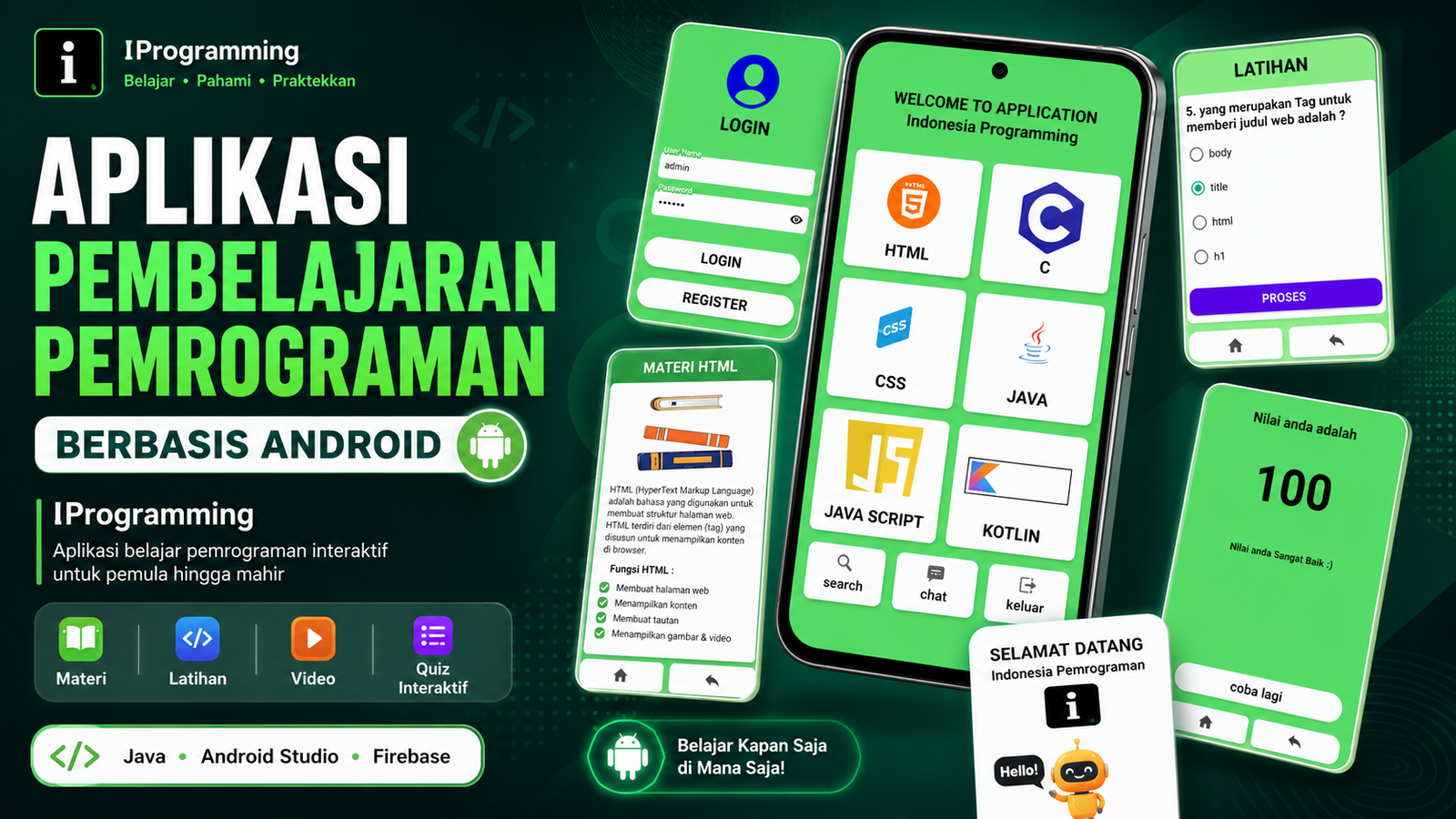 Aplikasi Pembelajaran Pemrograman Berbasis Android