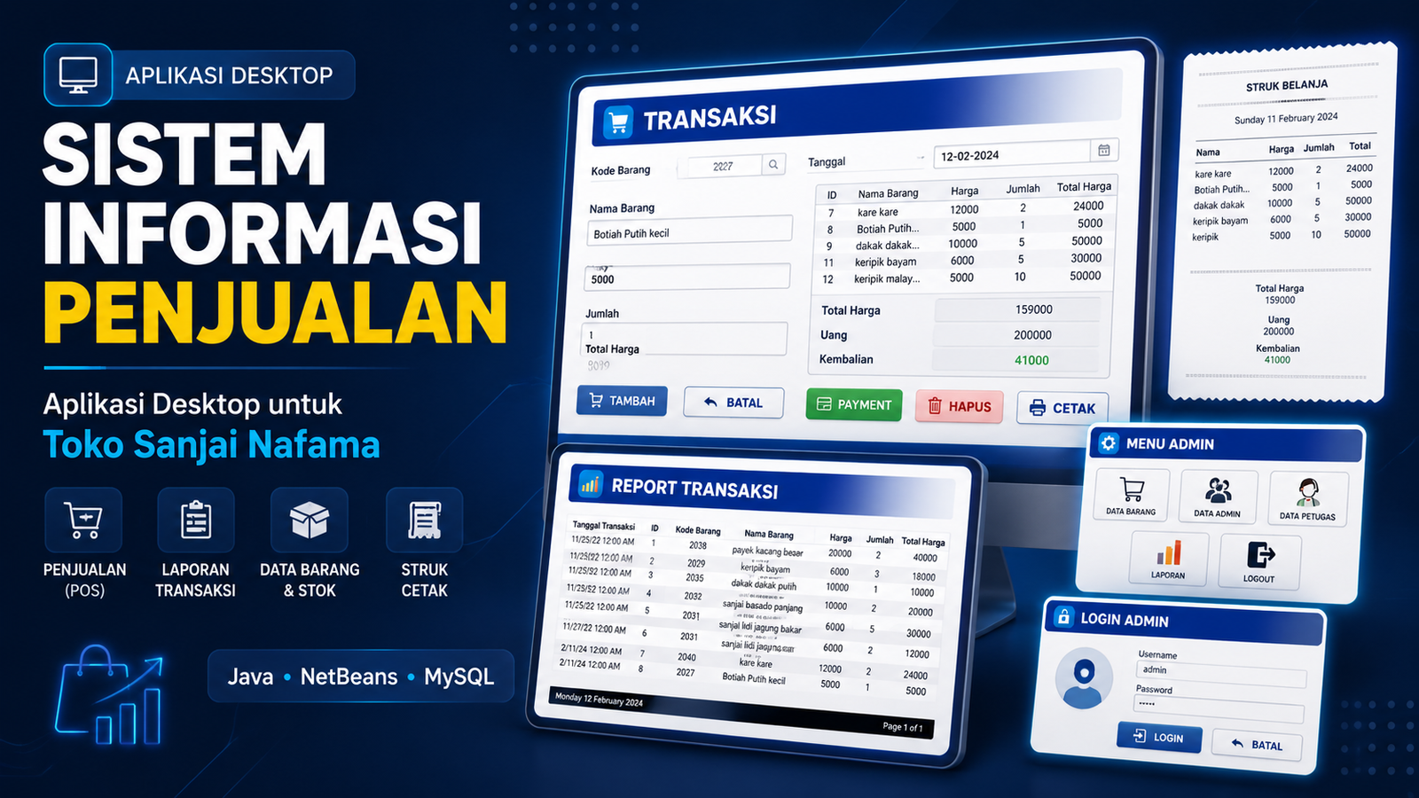 Sistem Informasi Penjualan Berbasis Desktop